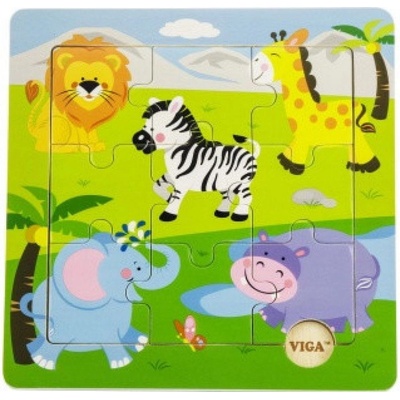 Viga puzzle 24 dílků zoo