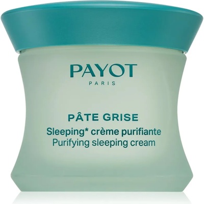 PAYOT Pâte Grise Sleeping Crème Purifiante нощен регулиращ и почистващ крем за лице за смесена и мазна кожа 50ml