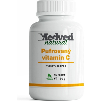 Medveď natural Vitamín C pufrovaný 60 kapsúl