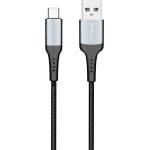 DeTech Кабел за данни DeTech DE-43C2, Type-C, 2.0m, Black - 40261 (de-40261)