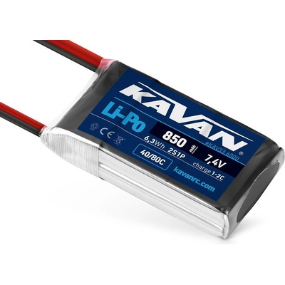 KAVAN Батерия 2 клетки KAVAN Li-Po 850mAh/7, 4V 40/80C 6, 3Wh KAV33.6000 (KAV33.6000)