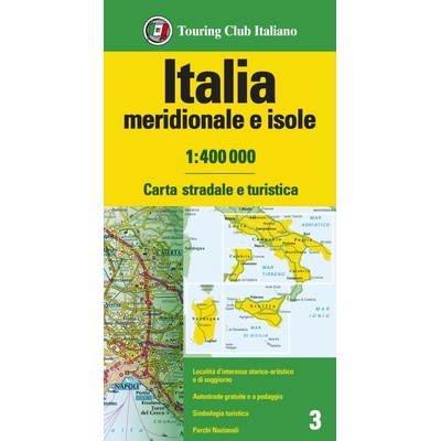 mapa Italia south 1:400 t.