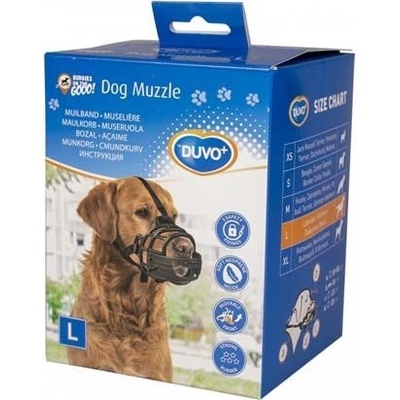 Duvo+ Dog Muzzle Rubber Labrador Retriever Doberman Boxer