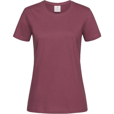 Stedman Classic T Fitted Women Burgundy Red