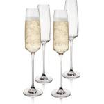 TRUEBRANDS VISKI Кристални чаши за шампанско Julien 4бр. - 170мл (VISKI-11379)