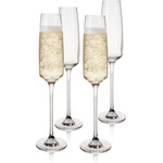 TRUEBRANDS VISKI Кристални чаши за шампанско Julien 4бр. - 170мл (VISKI-11379)