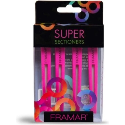 Framar pinety Super Sectioners PINK 4ks