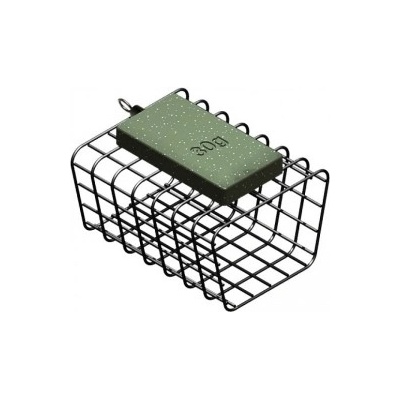 Krmítko Feederové Hranaté s obratlíkem 33x20x39mm - 10g
