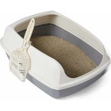 Amazon Basics toaleta otevřená s lopatkou 50,5 x 38 x 20,5 cm