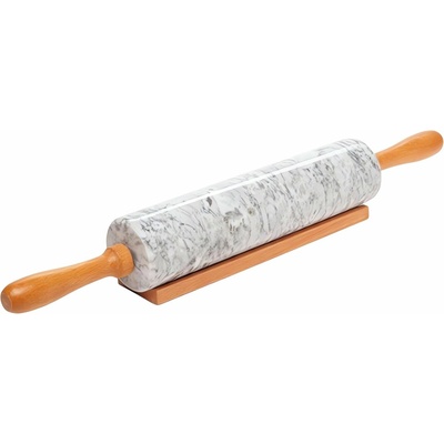 Pronett XJ5842 Mramorový váleček na těsto s podložkou 40 cm – Zboží Dáma