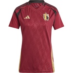 adidas Дамска футболна фланелка Adidas Belgium Home Shirt 2024 Womens - Red
