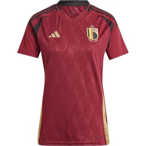 adidas Дамска футболна фланелка Adidas Belgium Home Shirt 2024 Womens - Red