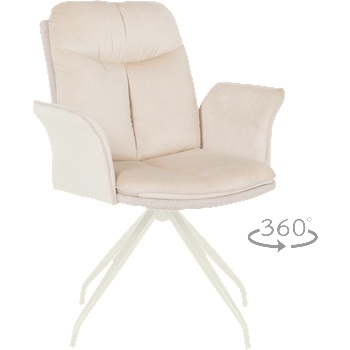 Carmen Трапезен стол marlow 1 - шампанско bf 2