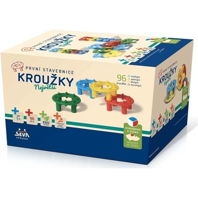 SEVA První největší Kroužky 96ks