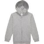 B&C Collection ID. 334 ZIP HOOD KIDS / Детски суичър с цип - светлосив 158 (01K334620t1)