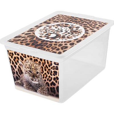 Branq Úložný box PANTER 30 l priehľadný 04-7330-PAN