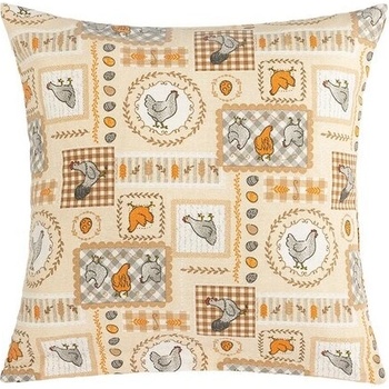 Bellatex EMA Veľká noc Sliepočka béžová 45 x 45 cm