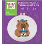 TM Toys Уау Бокс: Комплект за бродиране с капибара и бъбъл чай (wow0270)