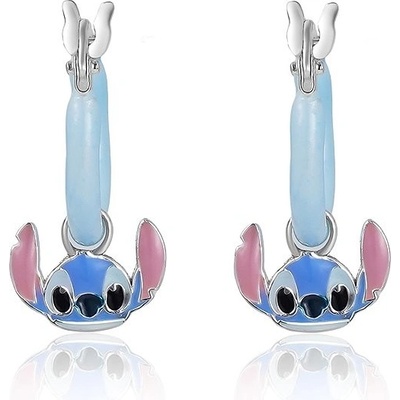 Disney stříbrné kruhy s přívěsky Stitch Mini ES00100SL.CS