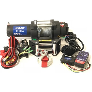 HUSARWINCH Naviják Husar Winch BST S 3000, 12V, Ocelové lano