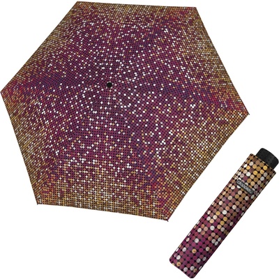 Doppler Havanna Fiber Twinkle berry dámsky skladací dáždnik