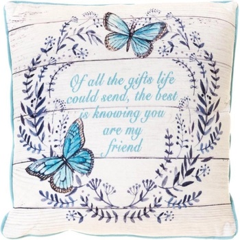 Nexos 86405 vankúš Modrý motýľ 40x40