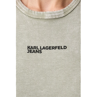 Karl Lagerfeld Jeans рокля от памук с еластан (B3W13035)