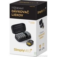SimplyMED TÝŽDENNÝ DÁVKOVAČ LIEKOV cestovný, model L018, 1x1 ks Ningbo Ing Tiger Crafts Co., Ltd.