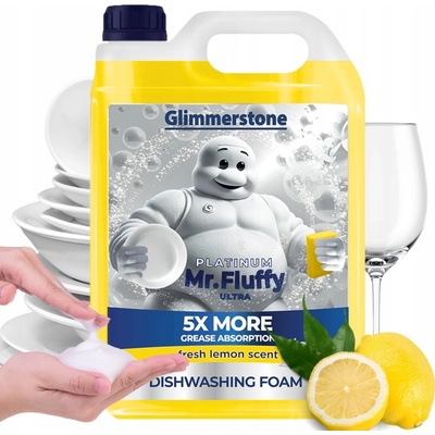 Glimmerstone Náhradní náplň na mytí nádobí Citronová 5 l