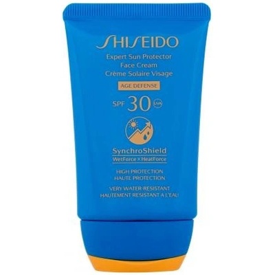 Shiseido Sun Care Expert Sun Protector Face Cream vodeodolný opaľovací krém na tvár SPF30 50 ml