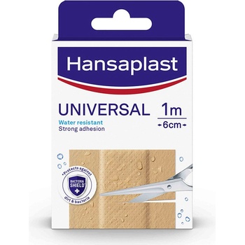 Hansaplast UNIVERSAL náplasť vodeodolná 6 cm x 1 m 1 ks
