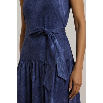 Ralph Lauren Рокля Lauren Ralph Lauren в синьо среднодълга разкроена 200973602 (200973602)