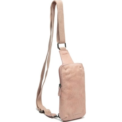 The Chesterfield Brand Kožená Crossbody taška Cambridge C58.033009 světle růžová