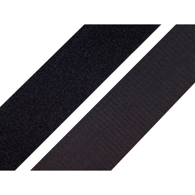Prima-obchod Suchý zip háček + plyš šíře 40 mm černý PES/PA, barva Černá
