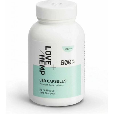 Love Hemp CBD 600 mg 60 kapslí
