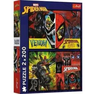 Trefl Puzzle 2x200 Day and Night Spiderman TREFL