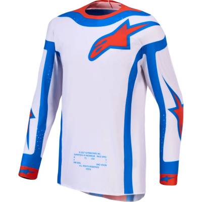 Alpinestars Supertech Vesta svetlo sivá/červená/modrá