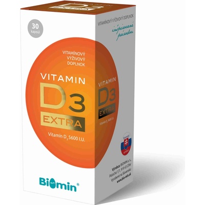 Biomin Vitamin D3 Extra 30 kapsúl