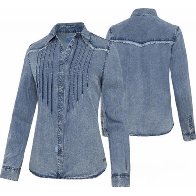 Stars & Stripes Košile westernová Blue dámská blue – Sleviste.cz