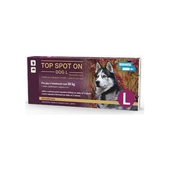 Bioveta Top Spot-on Dog L nad 30 kg 1 x 3 ml