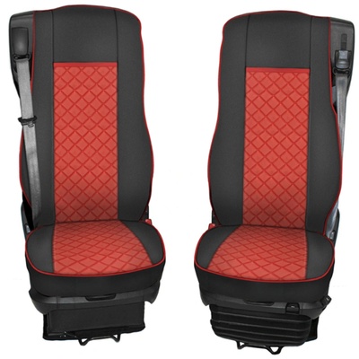 Тапицерия lkw, червена за камион daf xf 106 2015-2021