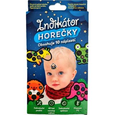 VITALCARE Indikátor horečky 10 náplastí