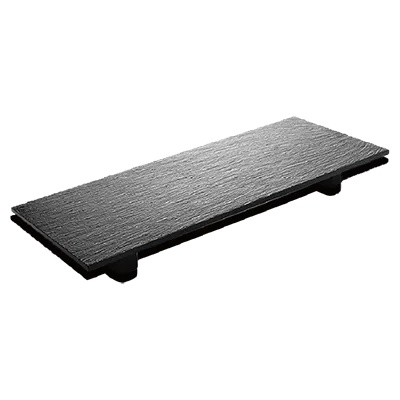 Horecano Каменна плоча за сервиране правоъгълна на стойка 48x17xh0, 5cm (SL-PL-RE-SL-4817) (0108222)