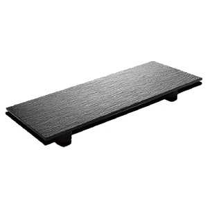 Horecano Каменна плоча за сервиране правоъгълна на стойка 48x17xh0, 5cm (SL-PL-RE-SL-4817) (0108222)