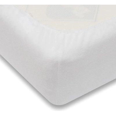 New Baby Froté prestieradlo biela 160x80