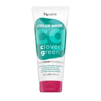 Fanola Color Mask подхранваща маска с цветни пигменти за опресняване на цвета Clover Green 200 ml