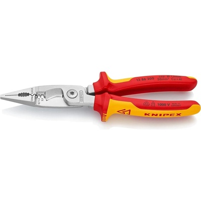 Elektroinstalační kleště 200 mm Knipex 13 86 200 SB VDE – Zboží Dáma
