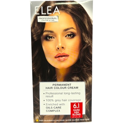 ELEA Professional боя за коса, Professional, Colour & Care, Номер 6.1, Dark ash Blond