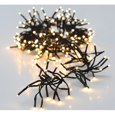 German Světelný LED řetěz / 576 LED / 4 m / 8 funkcí / venkovní i vnitřní / teplá bílá