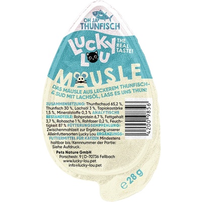 Lucky Lou Mäusle tuniak 28 g
